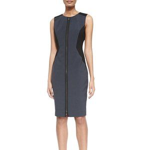 *NWT* Elie Tahari | Dorothy Zip-Front Colorblock Sheath Dress | Sz 16
